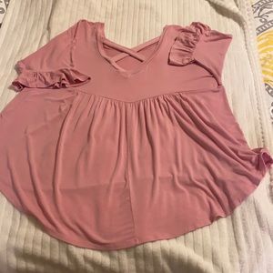 Ladies L pink tunic from Discount Divas